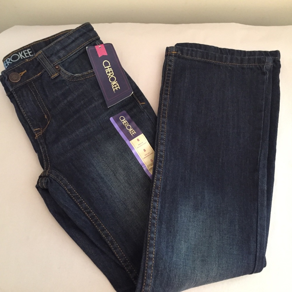 Cherokee Boot Cut Adjustable Blue Jeans